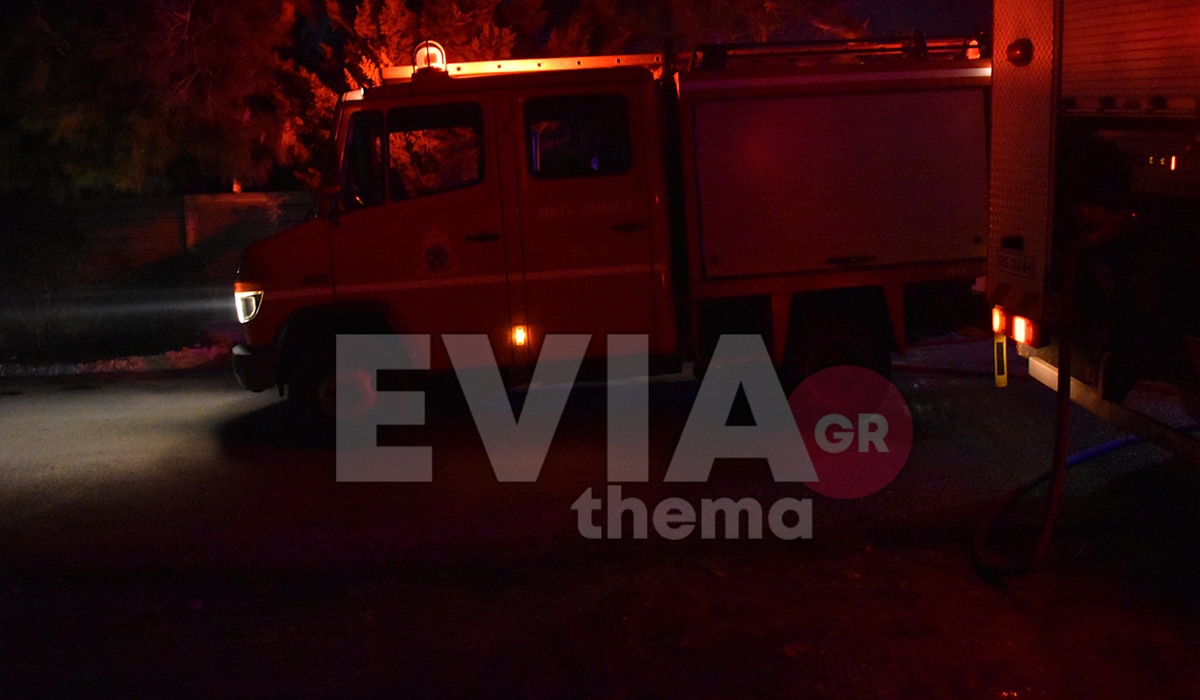 Χαλκίδα: Φωτιά σε αποθήκη το βράδυ της Κυριακής