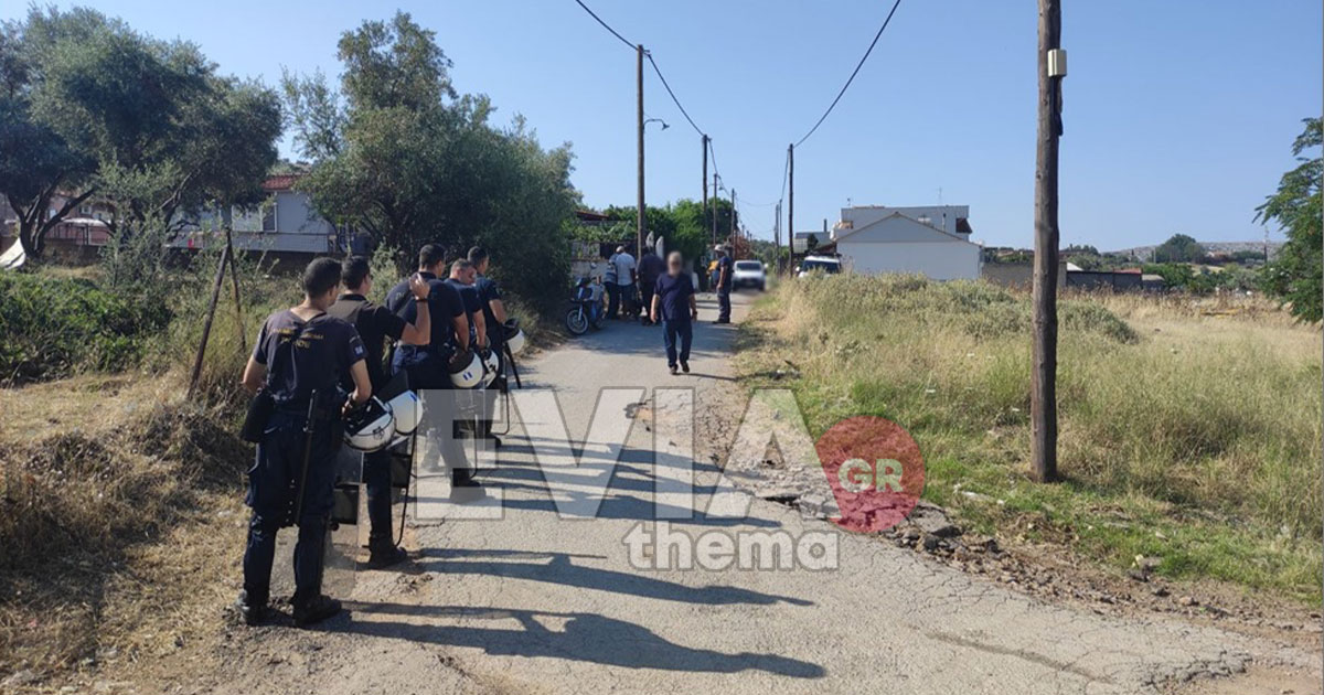 Χαλκίδα: "Ντου" της αστυνομίας σε καταυλισμό ρομά στην Χαραυγή...για να τους κόψουν το ρεύμα